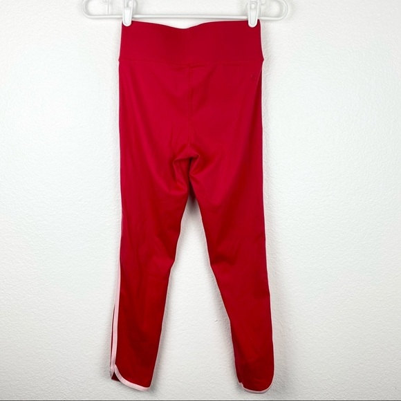 ALL ACCESS Red and Pink Leggings with Tulip Hem XS - Picture 6 of 8